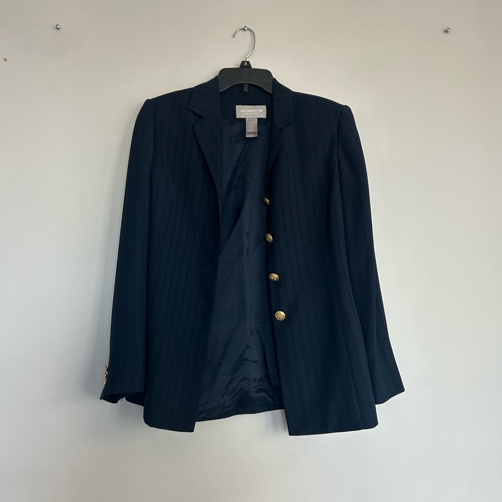 Blazer with Gold Buttons